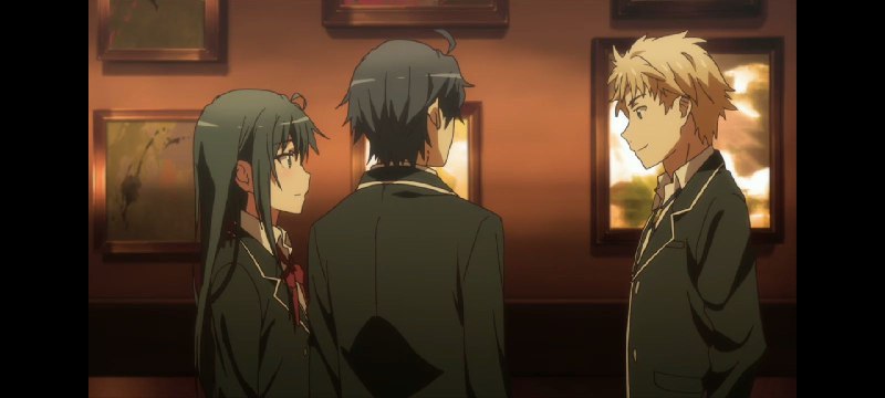 Hayato X Yukino, Hachiman ngcok aja liat vid Hayato ma Yukino ngew3